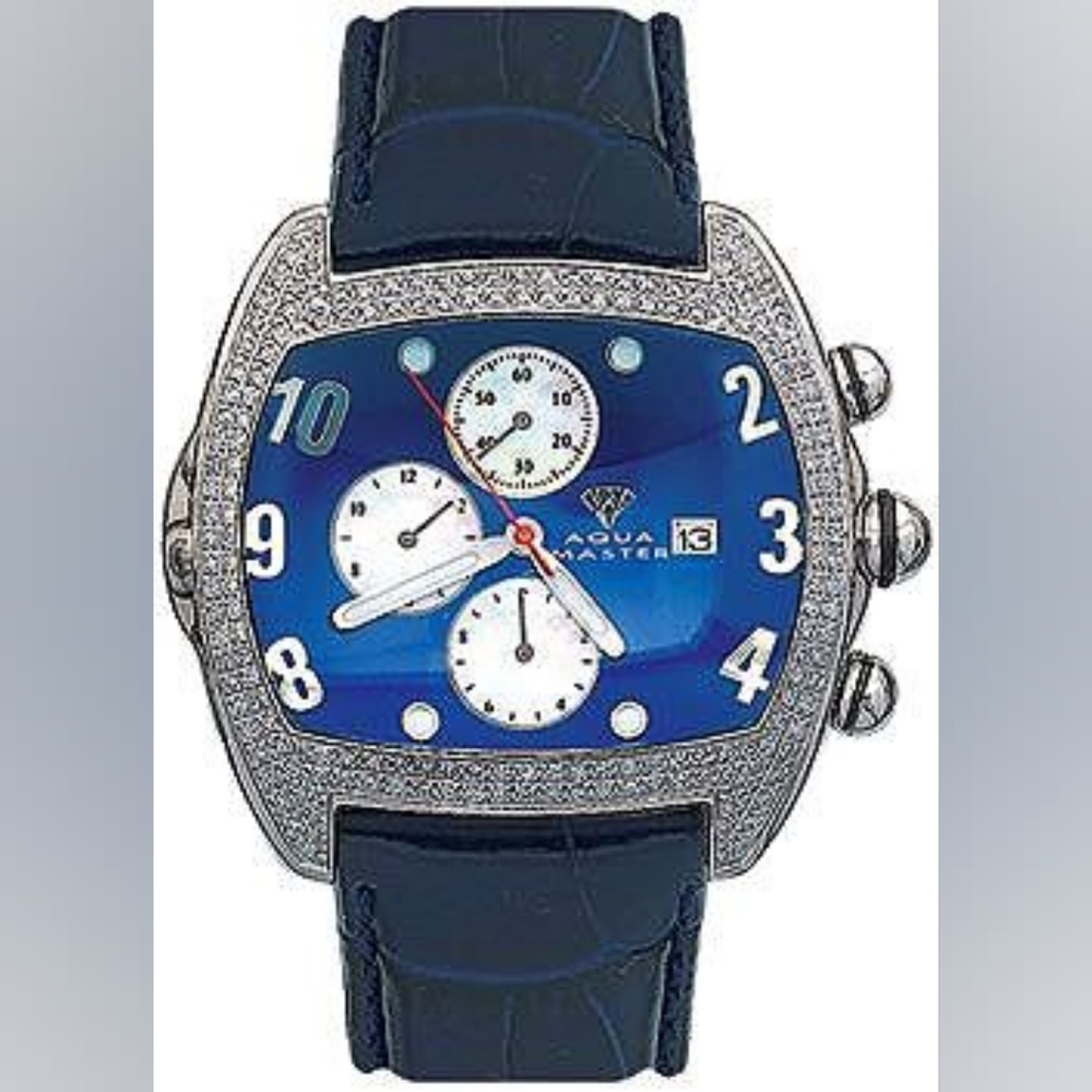 Aqua Master Men’s Diamond Blue Beetle Watch